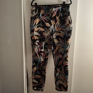 Terra & Sky Women's Floral Patterned Pants